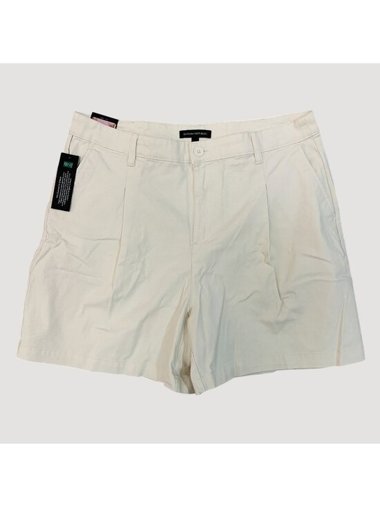 Banana Republic Pants - NWT Banana Republic Women's 14 Beige Tan Pleat Front Chino Shorts 5.5" Inseam